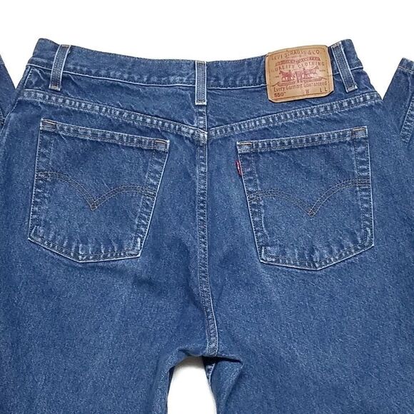 VINTAGE Levi's 550 Relaxed Tapered High Rise Jeans - Picture 7 of 12